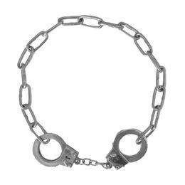 Pendant Necklaces Vintage Handcuffs Short Clavicle Necklace For Women Punk Hip Hop Harajuku Choker Fashion Jewellery Party Gifts Wholesale