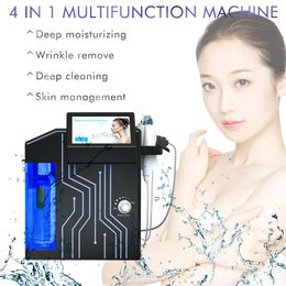 Multifuction hydra microdermabrasion beauty equipment for skin deep cleansing with LED mask facial rejuvenation