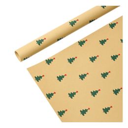 Window Stickers Christmas Wrapping Paper Gift Box Decoration Classic Series Pattern Single-sided For Xmas Supplies
