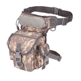 Wholesale Army Tactical Sport Waist Bag Waterproof Travel Camping Belt For Man Oxford Cloth Camouflage Leg Bag