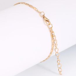 Anklets Fashion Gold Thin Chain Ankle Charm Anklet Leg Bracelet Foot Jewelry Adjustable Bracelets For Women Accessories 289
