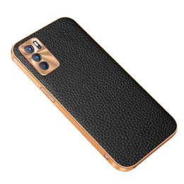 oppo reno 6 UK - Electroplating Luscious Luxuriant Aristocratic Cell Phone Cases Cover Protective Sticker Colorful Slim Genuine Leather Case For OPPO Reno 6 Pro Plus