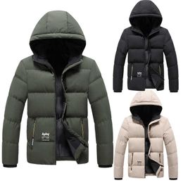Men Parka Coat Winter Casual Cotton Coat Men Jacket Hoodies Jacket Puffer Jacket Autumn Clothing Warm Windbreaker Plus Size 5XL 210603