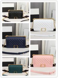2021 new high quality bag classic lady handbag diagonal bag leathe 8015 25-15-7.5