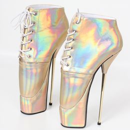 22CM high heel Fetish high heel PATA platform ballet shoes