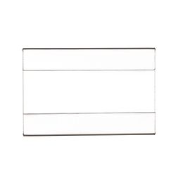 Advertising display Acrylic Plastic Name Sign Card Holders Price Tag Label ID Show Paper Promotion Clear T1.2mm Small Flat Type 50pcs