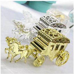 20pcs Cinderella Carriage Wedding Favour Boxes Candy Box Casamento Wedding Favours And Gifts Event & Party Supplies