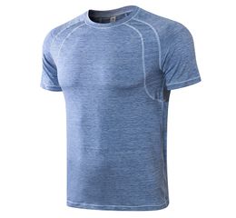 Mens T-Shirts Clothing Tees Polos Summer Men Sports T-shirt Fitness Training Running Outdoor Leisure Sweat-absorbent Quick-drying Elastic Short Sleeve