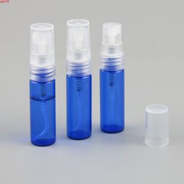 500 X 4ML Empty Portable Refillable Cobalt Blue Glass Perfume Bottle Mini Parfum Atomizer Mist sprayer Containersgoods qty