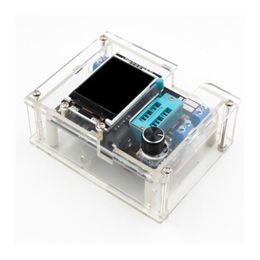 diodes kit Canada - Multimeters GM328 Transistor Tester DIY Kit Full Assembled Diode Capacitance Voltage Meter+DIY Acrylic Case