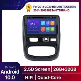 Car dvd GPS Navi Radio Player For 2012-2020 RENAULT DUSTER / 2014-2016 NISSAN TERRANO 2.5D Screen HIFI 9 Inch Android 10.0 DSP IPS