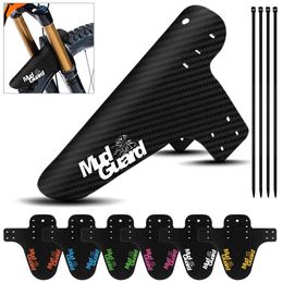 Bicycle Fenders Colourful Front/Rear Tyre Wheel Carbon Fibre Mudguard MTB Mountain Bike Road Cycling Fix Gear Accessories