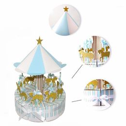 Gift Wrap 20 Packs Cake Box Creative Wedding Candy Fairy Tale Beautiful Carousel Pastry