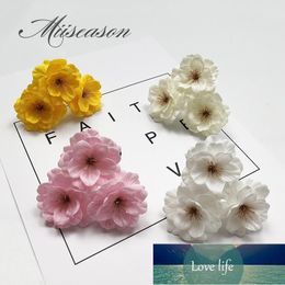 50pcs Cheap Soap Cherry blossoms Heads Romantic Wedding Valentine's Day Gift Wedding Banquet Home Decoration Hand Flower Art Factory price expert design Quality