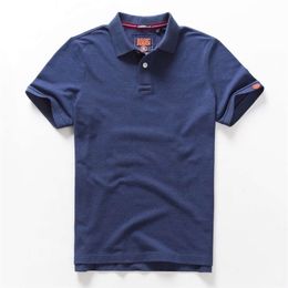 Vomint Summer Mens Polo shirts Cotton Shirts Short Sleeve Letter Embroidered Emblem Simple Shirt for Male Size M-3XL BP6900 210329