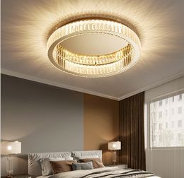 2021 light luxury crystal ceiling lamp Chandeliers northern Europe post modern atmosphere creative romantic bedroom LED lamps