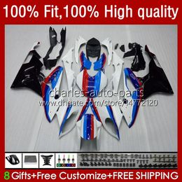 Injection Mould Fairings For BMW S-1000RR S 1000RR 1000 RR S1000-RR 2015-2018 Bodywork 20No.16 S1000RR 15 16 17 18 S1000 RR 2015 2016 2017 2018 OEM Bodys Blue black new Kit