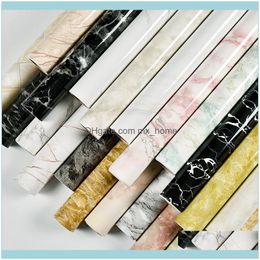 Décor Home & Gardenmarble Vinyl Film Self Adhesive Waterproof Wallpaper For Bathroom Kitchen Cupboard Countertops Contact Paper Pvc Wall Sti