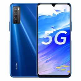 Original Huawei Enjoy 20 Pro 5G Mobile Phone 8GB RAM 128GB ROM MTK Dimensity 800 Octa Core Android 6.5" LCD Full Screen 48MP 4000mAh Fingerprint ID Smart Cell Phone