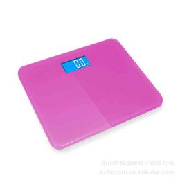 Electronic weight scale health human scale toughened glass scale with blue white custom-made customization H1229