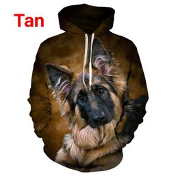 Men's Hoodies & Sweatshirts Unisex Funny Dog 3D Printed Cute Hoodie German Shepherd TopsMen's