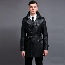 High Quality Men Fashion Trench Coat 2021 Windbreaker Winter Jacket Blouse Chaquetones Hombre For AB50FY Men's Coats