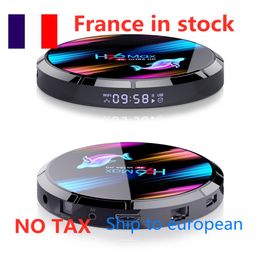 Ship from france H96 MAX X3 TV Box 8K QUAD CORE Amlogic S905X3 Android 9.0 4GB 32GB BT 1000M LAN dual wifi