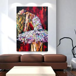 Dancing Girl Canvas Art Modern Bullet Pictures For living room Wall Art Prints And Posters Home Decorative Pictures