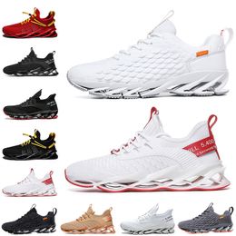 Newest Non-Brand men women running shoes Blade slip on triple black white all red gray orange Terracotta Warriors mens trainers outdoor sports sneaker