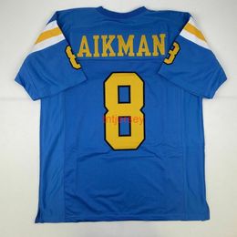 CUSTOM New TROY AIKMAN UCLA Blue College Stitched Football Jersey ADD ANY NAME NUMBER