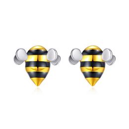 Cute Bee Stud Earring Women Insect Bees Earrings for Gift Party Fashion Jewellery Accessories
