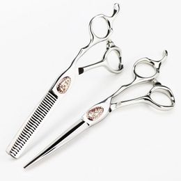 NEPURLSON FBS-03 barber hair cutting scissors bright silver 6.0 inch professional 440C stainless steel