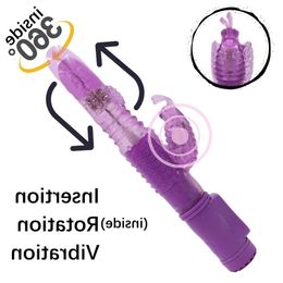360 Degree Rotation Rabbit Vibrator 36 Mode Vagina Vibrators Quiet Design Adult Sex Toys For Womanwaterproof G Spot Massager