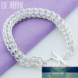 DOTEFFIL 925 Sterling Silver Multi-circle Bracelet For Woman Charm Wedding Engagement Party Fashion Jewellery Factory price expert design Quality Latest Style