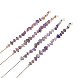 Fashion Natural Stone Chain Lanyard Reading Glasses Chain Neck Straps Cord Holder Women's Jewellery