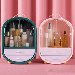 Storage Boxes & Bins Big Capacity Cosmetic Box Waterproof Dustproof Bathroom Desktop Beauty Makeup Organiser Skin Care Drawer