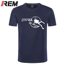 REM Fashion Cool Men T shirt Women Funny tshirt Vostok Scuba Dude Customized Printed T-Shirt 210324
