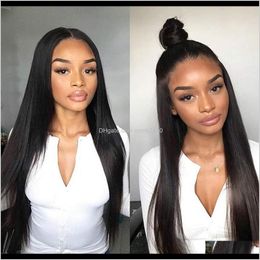 Silky Straight Lace Front Wig Brazilian Virgin Human Hair 360 Full Lace Wigs For Women Natural Colour Pvwg0 Of7Hx