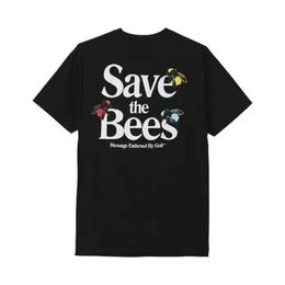 Luxus Golf Tyler der Schöpfer Speichern Sie die Bienen T-shirts T-shirt Hip Hop Skateboard Street Baumwolle T-Shirts T-Shirt TOP # A1 210324