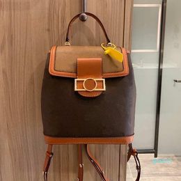 bags Luxurys Designers Women Backpack Soft Brown School Bag Lady Genuine Leather Backpacks Fashion Handbags Crossbody Satchels Sh