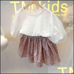 Clothing Sets Baby & Kids Baby, Maternity Toddler Girls T-Shirt Tops Floral Skirt Dress Summer Outfits Clothes 2Pcs Set Arrival Soft Cute Hi