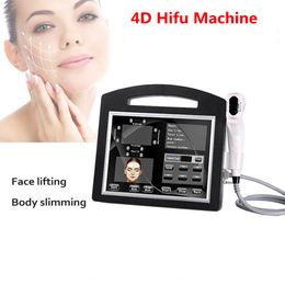 professional 3D 4D HIFU Machine 12 lines 20000 High Intensity Focused Ultrasound Face Lift Body slimming Wrinkle Removal 5 cartriidges CE