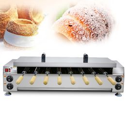 Electric Kurtos Kalacs Chimney Cake Oven Chimney Bread Baker Cake Rolls Roast Machine Chimney Ice Cream Waffle Maker