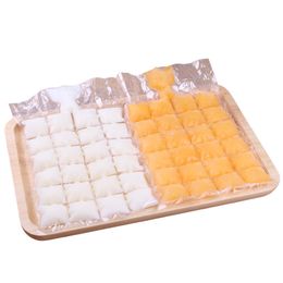 Coolers Disposable ice bag Kitchen Tools summer self sealing lattice bags food freezing passion fruit Artefact Mould WY1361