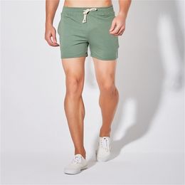 Mens Shorts Summer Jogger Short Cotton Breathable Men Plus Size Casual Sportswear Male Fitness Running Sweatpants Drawstring 210806