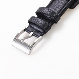 22mm Black Brown Genuine Men's Leather Watch Strap For Ch2564 Ch2565 Ch2891ch3051 Wristband Tray Watchband Bracelet Belt Band295u