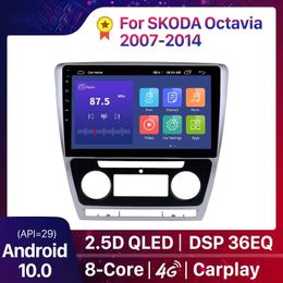 10.1 Inch Multimedia Player Android Touch Screen GPS Car dvd Radio For Skoda Octavia 2007-2014 Wifi