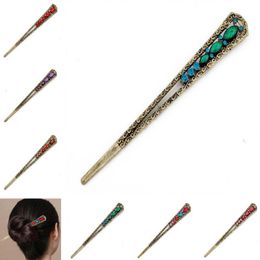 Accessori per la testa della forcina del strass classico stile etnico forcine per la miscela di forcine per capelli
