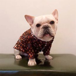 Luxury Animal Printed Dog Pajamas Spring Autumn Pet Tees Soft Shirt Puppy Dogs Coat Chihuahua Pug Pomeranian