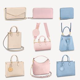 Luxury Designer Handbags Gradient Color Flower Series Tote Women Shoulder Bag Classic Totes wallet Lady Clutch purse Drawstring Bucket bags